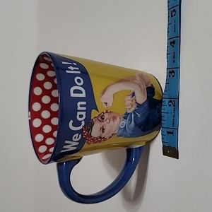 Rosie The Riveter Polka Dot Mug